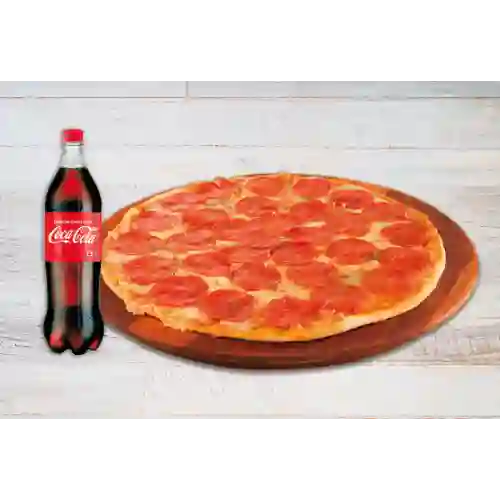 Mediana Peperoni + 1.5 Coca Cola