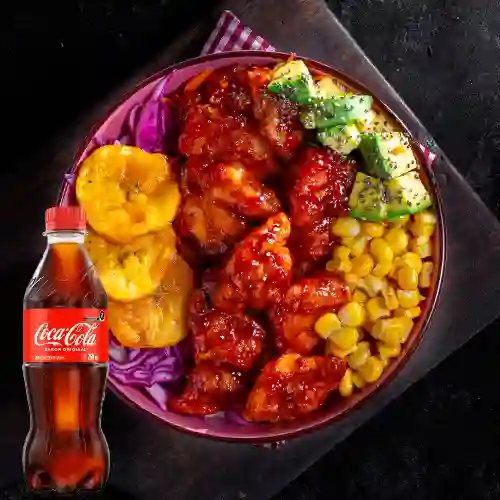 Combo Chicken Bowl (agridulce)+coca Cola