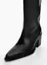 Botas Conway Negro Talla 40 Mujer Mango