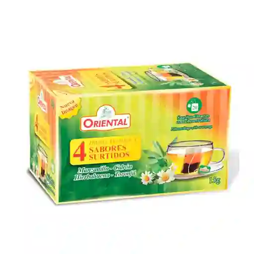 Oriental Aromática Con Fruta Natural Surtidas