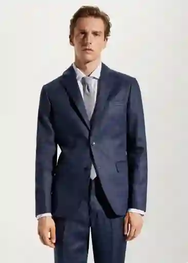 Blazer Americana Florida Navy Talla 48 Hombre Mango