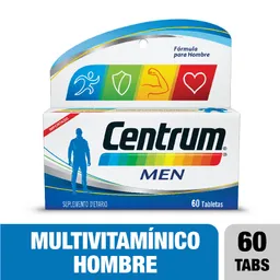Centrum Men MULTIVITAMÍNICO, Formula para hombre X 60Tabs
