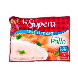 La Sopera Crema Instantánea Sabor a Pollo