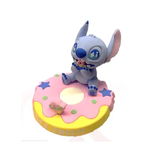 Soporte de Escritorio Celular Serie Stitch Dinner Party Miniso