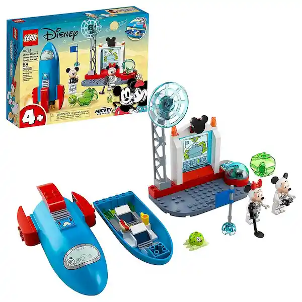 Lego Set de Construcción Cohete Espacial de Mickey Mouse y Minnie