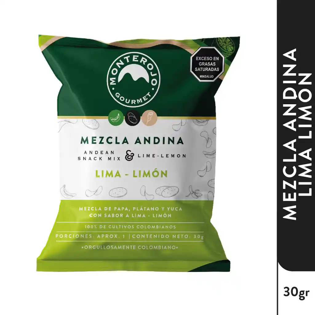 Mezcla Andina Lima Limón 30gr MonteRojo Gourmet