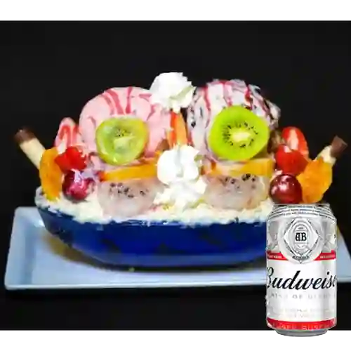 Combo Ensalada de Frutas Super + Budweiser 269 ml