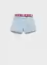 Short Gala Tejano Claro Talla 11 Niñas Mango