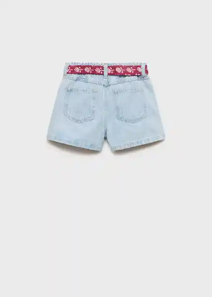 Short Gala Tejano Claro Talla 11 Niñas Mango