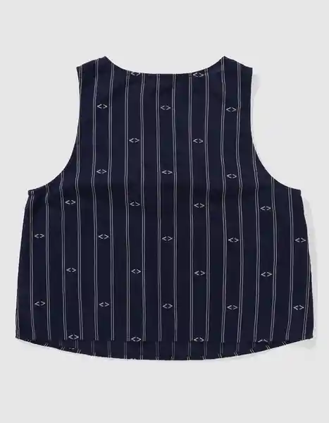 Camisa de Pijama Aerie Azul Talla X-SMALL 1819410 American Eagle