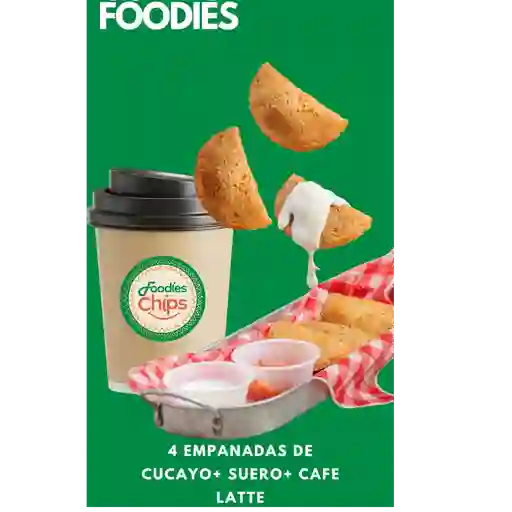Cucayo crunch x4 combo con bebida