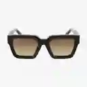 Johnny Fly Gafas Fame Negro Lente Café