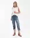Jean Cosmo Femenino Azul Francés Talla 10 Chevignon