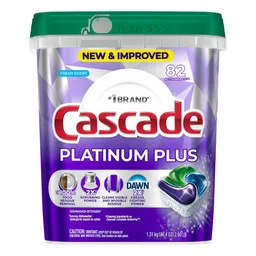 Cascade Platinum Plus Detergente Para Lavavajillas en Cápsula