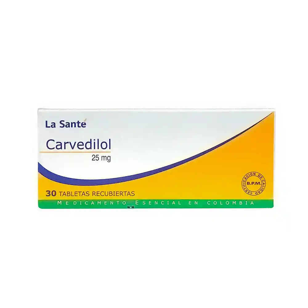 La Sante Carvedilol 25 Mg 30 Tbs Ls D M 29640