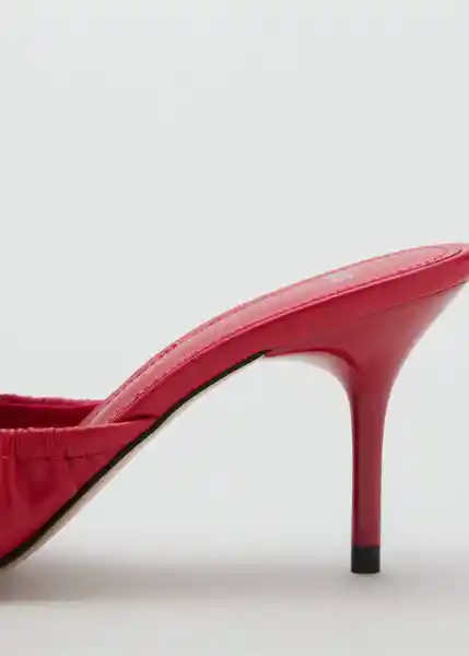 Sandalias Flor Rojo Talla 35 Mujer Mango