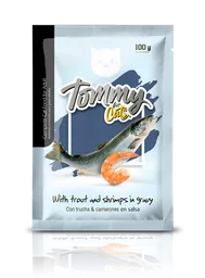 Tommy Alimento en Trozos Gato Adulto de Trucha y Camarón