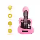 Peluche Guitarra Rosa Fresa Serie Dundun Miniso