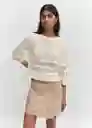 Jersey Tassyto Crudo Talla S Mujer Mango