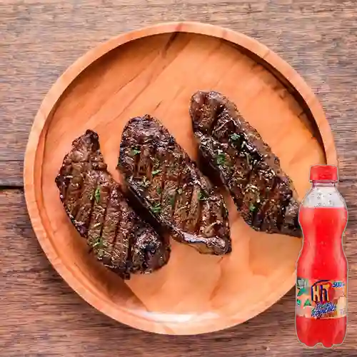 Combo Mini Churrasco Preparado + Hit Tropical 500 ml