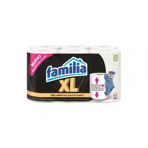 Familia Papel Doble Hoja Rollo XL