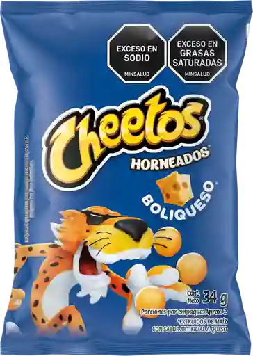 Cheetos Snack de Maíz Horneado Sabor a Queso Boliqueso 34 g