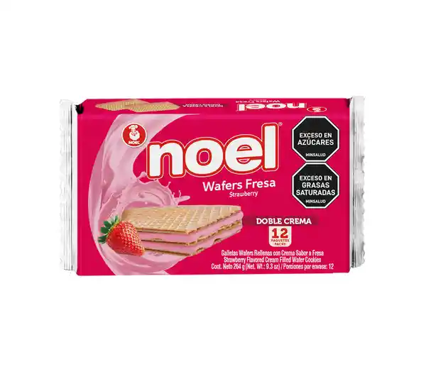 Noel Galleta Wafers Fresa
