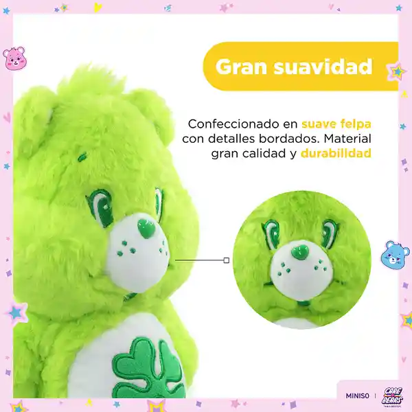 Peluche Buena Suerte Serie Care Bears Miniso