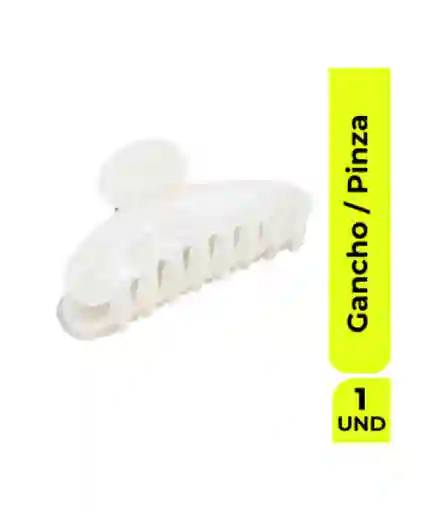 Neon Clip Perlado Blanco Gancho Pinza
