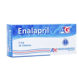 Enalapril Ag Hipertensivo Oral en Tabletas 
