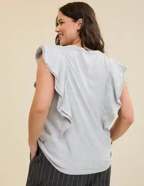 Camiseta Aerie Gris Talla Medium 3805012 American Eagle