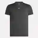 Reebok Camiseta Train Melange Tech Tee Manga Corta Gris T L