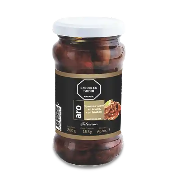 Tomate Seco Selección Aceite Con Hierbas Aro