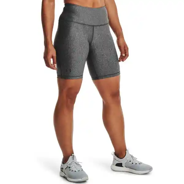 Under Armour Short Sudaderas Bike Heat Gear Mujer Gris Talla LG