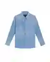 Camisa Medio Azul Frances Medio Talla M Chevignon