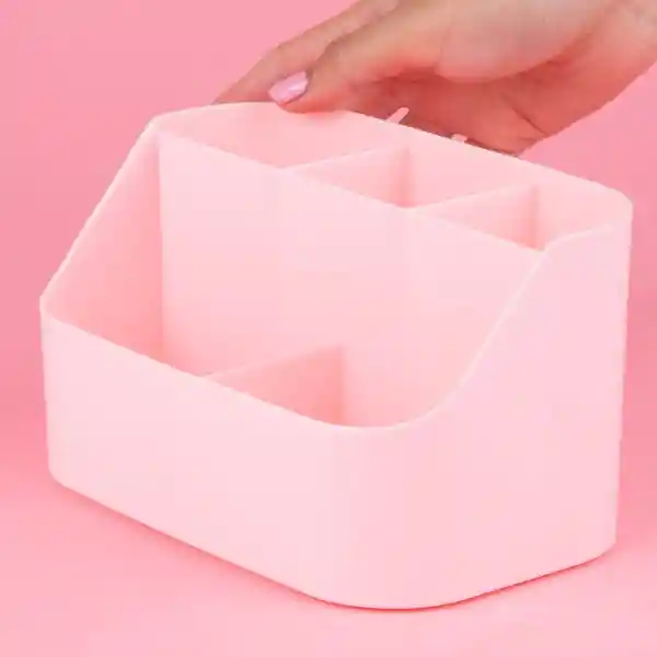 Organizador de Plástico de 5 Ranuras Mori Girl Rosa Miniso