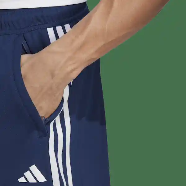 Adidas Pantaloneta Tr-Es Piq 3Sho de Hombre Azul Talla M