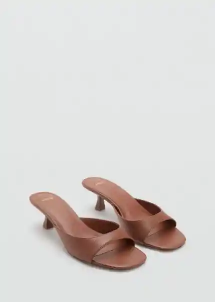 Sandalias Lidia Cuero Talla 39 Mujer Mango