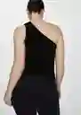Jean Fiona Tejano Negro Talla 44 Mujer Mango