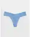 Panti Encaje Azul Talla SMALL Aerie American Eagle