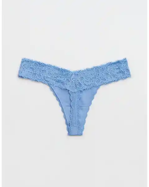 Panti Encaje Azul Talla SMALL Aerie American Eagle