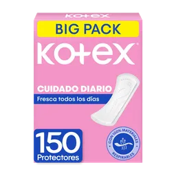 Protectores  Kotex Cuidado Diario Big Pack 