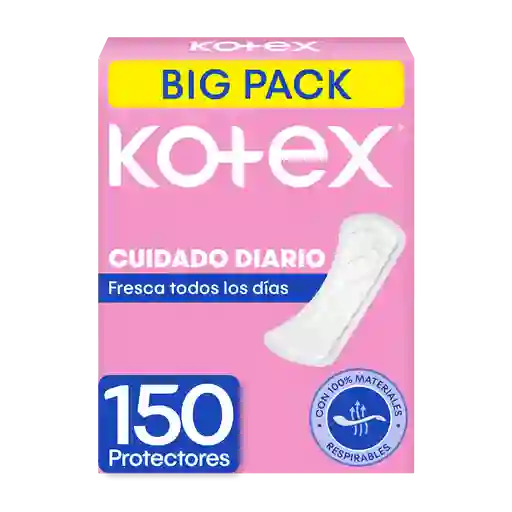 Protectores  Kotex Cuidado Diario Big Pack 