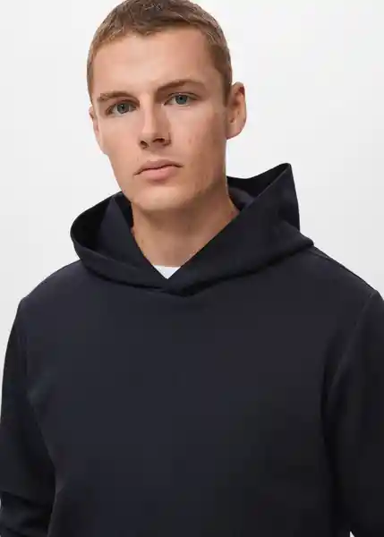 Buzo Sudadera Bono Navy Talla M Hombre Mango
