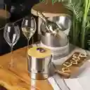 Hielera Con Tapa en Bambú 1600 mL Ambiente Gourmet