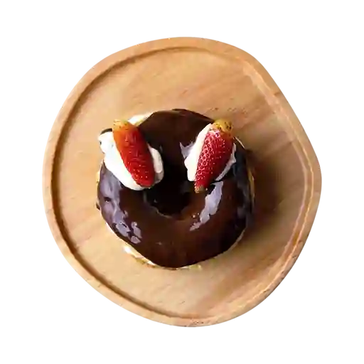 Dona Keto Vainilla y Fresas