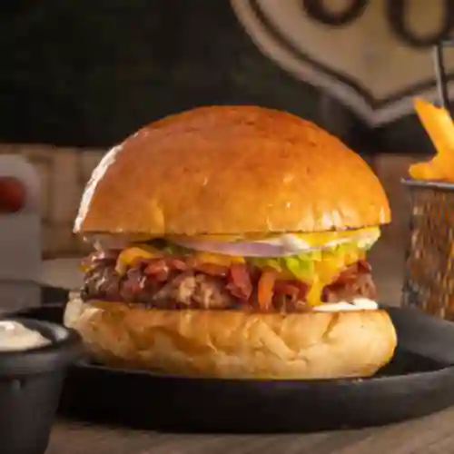 Hamburguesa texas (la de la casa)