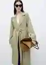 Abrigo Trench Taxi Khaki Talla S Mujer Mango