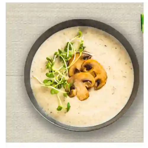 Crema de Champiñón y Pollo
