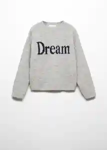 Buzo Jersey Dream Gris Claro Vigore Talla 06 Niña Mango